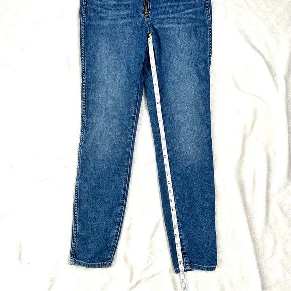 Madewell High-Rise Roadtripper Skinny Jeans Ridgefield Wash Zip-Front Size 27 - Picture 15 of 16